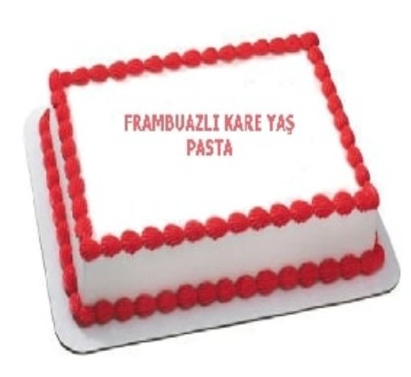 100 Kişilik Frambuazlı Yaş Pasta kutlamaların vazgeçilmez tatlı durağı.